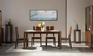 餐廳空間桌椅家具陳設攝影高清圖片