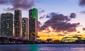 美国佛罗里达黄昏风光摄影高清图片