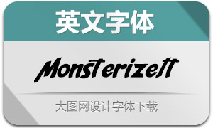 Monsterize-Italic(Ӣ)