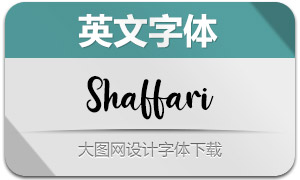 Shaffari(英文字體)