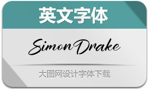SimonDrake(英文字體)