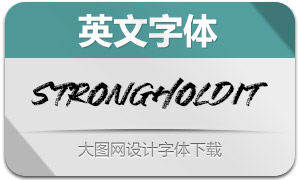 StrongHold-Italic(英文字體)