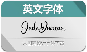 JudeDuncan(英文字体)