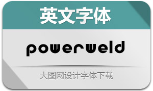 Powerweld(英文字體)