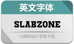 Slabzone(英文字體)