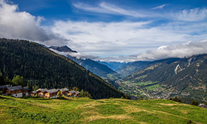 瑞士小镇乡村自然风光摄影高清图片