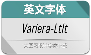 Variera-LightItalic(Ӣ)