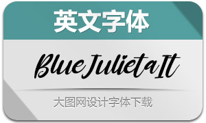 BlueJulieta-Italic(Ӣ)