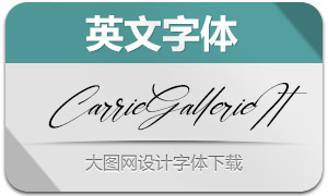 CarrieGallerie-Italic(Ӣ)