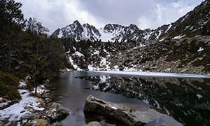 湖泊與積雪山峰等自然風(fēng)光攝影圖片