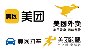 美团LOGO设计模板矢量素材