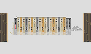 弘揚(yáng)傳統(tǒng)美德傳承優(yōu)良精神文化墻素材
