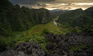 越南青山植被田園風(fēng)光自然攝影圖片