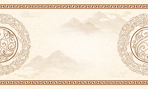 典雅莊重傳統紋樣新中式裝飾背景素材