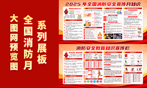 2025年全国消防安全宣传月知识展板素材 2025年全国消防安全宣传月知识展板素材