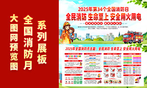 2025年全国消防月消防安全知识宣传栏 2025年全国消防月消防安全知识宣传栏
