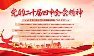 十五五时期经济社会发展方面六个坚持宣传展板 十五五时期经济社会发展方面六个坚持宣传展板