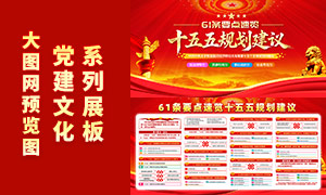 61条要点速览十五五规划建议展板PSD素材 61条要点速览十五五规划建议展板PSD素材